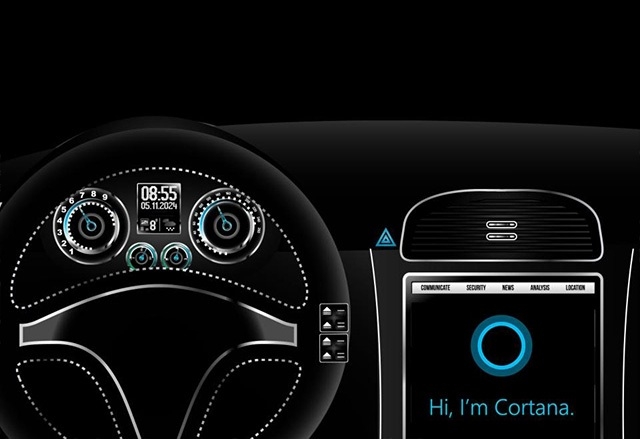 Microsoft Cortana Cars