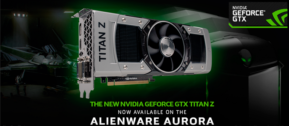 Nvidia GeForce GTX Titan Z in Alienware Aurora