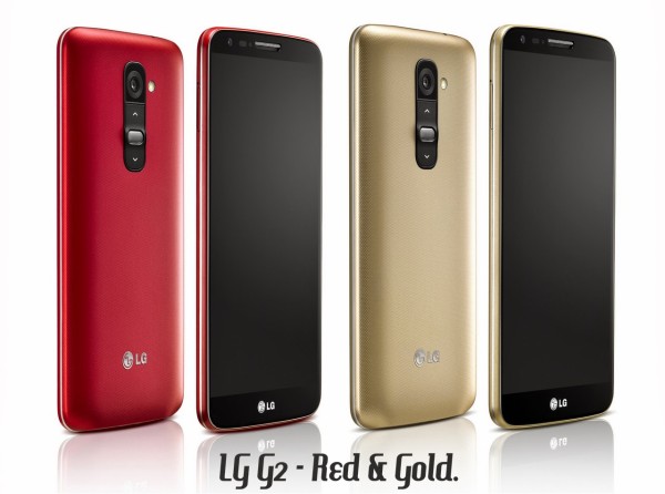 LG G2 Red and Gold