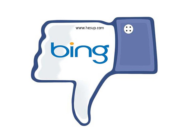 Facebook Bing Search