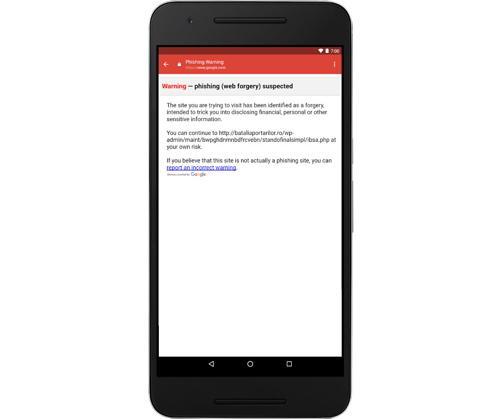 Google Safer Links Gmail Android