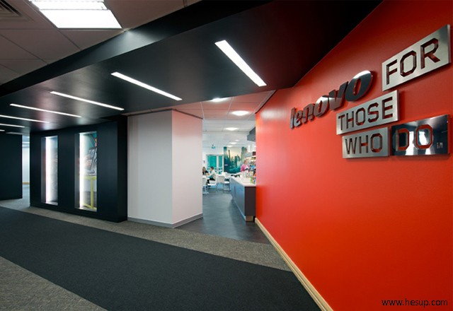 Lenovo office by Area Sq Hook UK