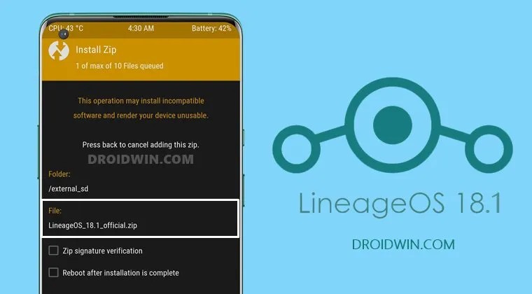 LineageOS 18.1