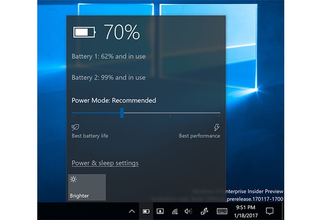 Windows 10 Battery Life