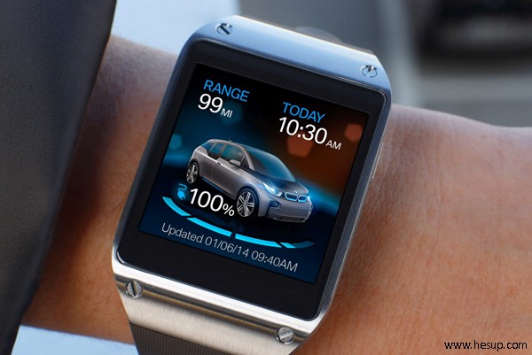 BMW i App Samsung Galaxy Gear Smartwatch i3 i8
